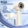 Nuevo Ventilador de Mano de Alta Velocidad T60 Pantalla Digital de 100 Velocidades Tipo Turbina Carga Tipo C Puede Concentrar el Viento Venta Caliente Transfronteriza
