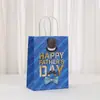 Centro Comercial Evento Día del Padre Bolsa de Regalo de Papel Kraft Fiesta Bolsa de Regalo para Fiesta Bolsa de Empaque Universal Venta al por Mayor