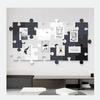 Feltro transfronteiriço quebra-cabeça tridimensional painel de fundo para parede de fotos decoração de sala de estar quadro de mensagens display tema adesivos de parede autoadesivos