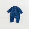 Enterizo de Bebé con Cuello Polo, Colección Otoño 2026, Mono Infantil, Ropa para Gatear de Bebé, Enterizo de Botones para Niños y Niñas