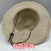 Sombrero de Paja Bicolor para Hombre de Verano Sombrero de Trabajo de Granjero Sombrero Fresco Protección Solar de Granjero Sombrero para el Sol Fabricante Mayorista