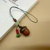 Llavero Creativo de Bellota Madera Maciza Piña Colgante Personalizado Adorno de Madera Perforado Transfronterizo para Hombres y Mujeres Difusor