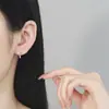 Pendientes de lazo, sensación de lujo ligero y alta gama, joyería transfronteriza de plata 925 para mujer, pendientes de diseño de nicho, cierres de oreja de circón