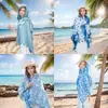 Bufanda Retro Estilo Étnico Primavera y Verano Versátil Delgada de Seda Bufanda Multifuncional de Viaje Protector Solar Chal Distintivo Toalla de Playa