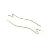 Grampo de Cabelo de Fio de Cobre Estilo Antigo Adorno de Cabeça da Dinastia Han Grampo de Cabelo DIY Grampo de Cabelo Florido Eletroforese Galvanoplastia Acessórios de Cabelo Estilo Ming