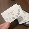 Pendientes de Cubo Pequeño Cielo Estrellado Coloridos Dopamina 2026 Nuevos Pendientes de Diseño Simple Dulces Accesorios para Orejas Amigables con la Piel