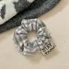 Scrunchie Oversized de Alta Qualidade Estilo Coreano, Suave e Versátil, Alto Valor Estético, Prendedor de Cabelo Grande, Scrunchie Estilo Universitário