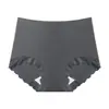 Calcinhas Seamless de Jacquard com Renda, Cintura Média, Controle da Barriga para Mulheres, Forro Antibacteriano 100% Algodão, Controle da Barriga, Levanta Bumbum, Aderente aos Quadris, Tamanhos Grandes