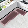Alfombrilla de Barro Diatómico Color Morandi Nórdico Cocina Absorbente Secado Rápido Felpudo Dormitorio Baño Antideslizante Fácil de Limpiar Felpudo