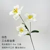 Materiais florais em tons de branco para salões de casamento, móveis para vitrines, adereços de flores de seda para decoração suave, arranjos de flores, marcadores de corredor, buquês artificiais atacado