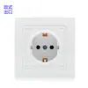 Interruptor estilo europeu transfronteiriço para AliExpress Amazon comerciantes para tomada de interruptor embutida na parede estilo europeu certificação CE