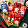 Bolsas de Sobres Rojos de Año Nuevo, Sobres Rojos Universales para el Año del Dragón, Nuevo Diseño de Dibujos Animados 2027 para el Festival de Primavera, Tamaños Grandes y Pequeños, Sobres Rojos Rígidos