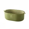 Nuevo Lavabo de Verduras de Doble Capa Cesta Coladora Lavar Frutas Filtrado de Agua Cesta para Verduras Plato para Frutas Tamaño Grande Engrosado Cocina Hogar