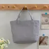 Bolsa de Verão Transfronteiriça, Estilo Preguiçoso, Grande Capacidade, Bolsa de Mão Listrada, Retro, Estilo Fresco, Bolsa de Ombro para Compras