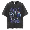 Transfronteiriça Aliexpress Popular Anime Solo Leveling Shenzhen Yu Camiseta Estampada Masculina e Feminina Camiseta Plus Size Harajuku Masculina