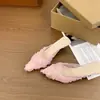 Encontro Primeiro Estilo Fada Malha Floral Bico Fino Mules para Mulheres 2026 Novo Modelo Elegante Mules com Salto Gato para Uso Externo