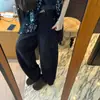Jeans Anchos Rectos Térmicos de Algodón con Tecnología Negra Mx Enzyme Wash, Cintura Alta, Adelgazantes, Alargadores de Piernas