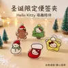Decoração de Natal em Desenho Animado Clipes de PP Presilhas de Alta Qualidade Clip para Anotações Papelaria Fofa para Estudantes Armazenamento Clip para Provas Venda por Atacado