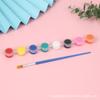Conjunto de Pigmento Acrílico para Pintura a Cores DIY Infantil 2ml 12 Cores Pigmento Siaman Pintura em Cerâmica Pipa Pigmento Acrílico