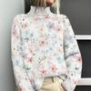 Transfronterizo 24 años caliente otoño e invierno nuevo Navidad estampado digital cálido damas cuello alto chalecos de pelo un lote