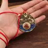 Pingente Retrô de Latão Marca Dragão Pingente Bagua Peça com Alça Giratória Marca Dragão Antigo Artesanato Criativo Pequenos Enfeites