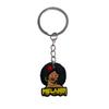 Llavero de chica negra, llavero de PVC especial transfronterizo europeo y americano con dibujos animados, llavero, bolso, accesorios de decoración