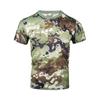 Ropa de camuflaje para montar a caballo, camiseta deportiva de manga corta para hombre para verano de secado rápido, ropa de entrenamiento físico para exteriores, camiseta táctica al por mayor
