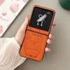 Funda de Teléfono Móvil de Dibujo Animado de Gatito Adecuada para Motorola Razr 40 Ultra Razr 60 Nueva Pantalla Plegable Anticaídas