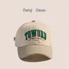 Gorras para niños y niñas, estilo coreano para primavera y otoño, gorra de béisbol versátil de moda con protección solar y bordado de letras