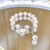 Pulsera de Mariposa con Cuentas Rotas Pulsera de Nicho para Niña Pulsera de Cuentas de Cristal para Niños Moda de Verano Joyería Versátil