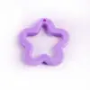 Pendientes Colgantes Llavero Colgante de Flor de Ciruelo Hueca de Estrella Acrílica Japonesa y Coreana Estrella de Cinco Puntas Accesorios para Joyería DIY 1 Paquete