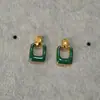 Venta de Liquidación de Huevos de Año Nuevo: Pendientes Minimalistas de Latón Chapado en Oro para Moda de Nicho, Múltiples Opciones Disponibles