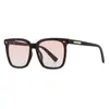 Gafas de Sol de Marco Grande para Mujer, Gama Alta, Adecuadas para Rostros Cuadrados y Redondos, Fotos Pequeñas de Viaje, Protección Solar de Celebridad de Internet, Estilo Hong Kong, Protección UV