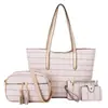 Bolsas Femininas Mais Vendidas Transfronteiriças Mochila Multiuso Feminina 2025 Nova Mochila com Textura Estampada Bolsa Tote Xadrez