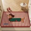 Felpudo de anillo de seda para puerta de entrada felpudo de dibujos animados para puerta de entrada doméstico lavable resistente a la suciedad alfombra antideslizante venta al por mayor generación