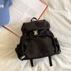 Mochila Pequena Simples de Nylon 2025 Nova Moda Casual Mochila Escolar Estilo Coreano Estilo Universitário Mochila Diária para o Trabalho