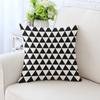 Funda de almohada estilo europeo y americano poliéster sarga 45*45 transferencia térmica impresión digital a una cara cojín Huazhi BZ085