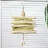 Juguetes para Loro Tallo de Papaya Natural Tejido de Paja Auto-Entretenimiento Alivio del Aburrimiento Periquito Agaporni Suministros para Mascotas Juguetes Paisajismo