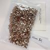 Pacote inteiro atacado joias de diamante para unhas de fundo plano 1440 peças de champanhe cintilante tamanho açúcar ovos de pombo joias de diamante para unhas