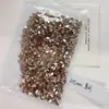 Arte de Unha Champagne Flat Joias de Diamante Pacote Completo Versátil Mini Gota D'água Borboleta Lua Formato Acessórios de Arte de Unha com Diamante Atacado