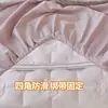 Faldón de cama de algodón 100% de Xinjiang, pieza única, modelo nuevo 2025, algodón puro acolchado, protector de colchón engrosado, protector de colchón a prueba de polvo