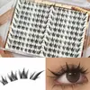 Pestañas Postizas Transfronterizas, Nuevo Estilo Chino, Tipo Zorro, Simples y Delgadas, Pestañas Realistas con un Look de Maquillaje Delicado y Elegante, Comercio Exterior de Alta Gama, Gran Capacidad