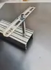Luz Linear LED Perfil Canaleta de Luz de Liga de Alumínio Luz Clip de Fixação Embutido Luz Pendente Cabo de Aço Linha de Suspensão Acessórios de Tubo Quadrado de Alumínio