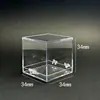 Caja de Exhibición de Alta Transparencia para Muestras Minerales, Caja de Plástico para Colección de Muestras Minerales, Caja de Almacenamiento y Exhibición para Cristales y Minerales