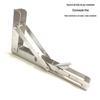 Amazon Supply Mola Folding Billy Bracket Móveis Armazenamento Divisória Folding Suporte Triângulo Fixo