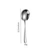 Vajilla occidental de acero inoxidable engrosada serie 081, adecuada para hoteles, restaurantes, cuchillos y tenedores para carne, cucharas y platos comunes.