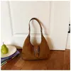 Bolsa de bolinho retrô da moda estilo coreano de grande capacidade em couro macio para mulheres, nova coleção outono/inverno 2026, bolsa de ombro versátil para o dia a dia