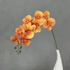 Nueva decoración del hogar de orquídea mariposa 3D9, adornos para sala de estar, decoraciones de flores artificiales, adecuado para bodas, hoteles y escenarios