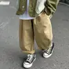 Calças Retas Infantis Meninos Casuais Coreanas Novas Primavera e Outono Outono Intermediário Longas Estrangeiras Hip Hop Fabricantes do AliExpress