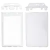 Em Estoque Mais Vendido da Amazon Porta-Cartão Rígido Abs Horizontal e Vertical Selado em Plástico Porta-Cartão de Identificação de Escritório Médico Etiqueta